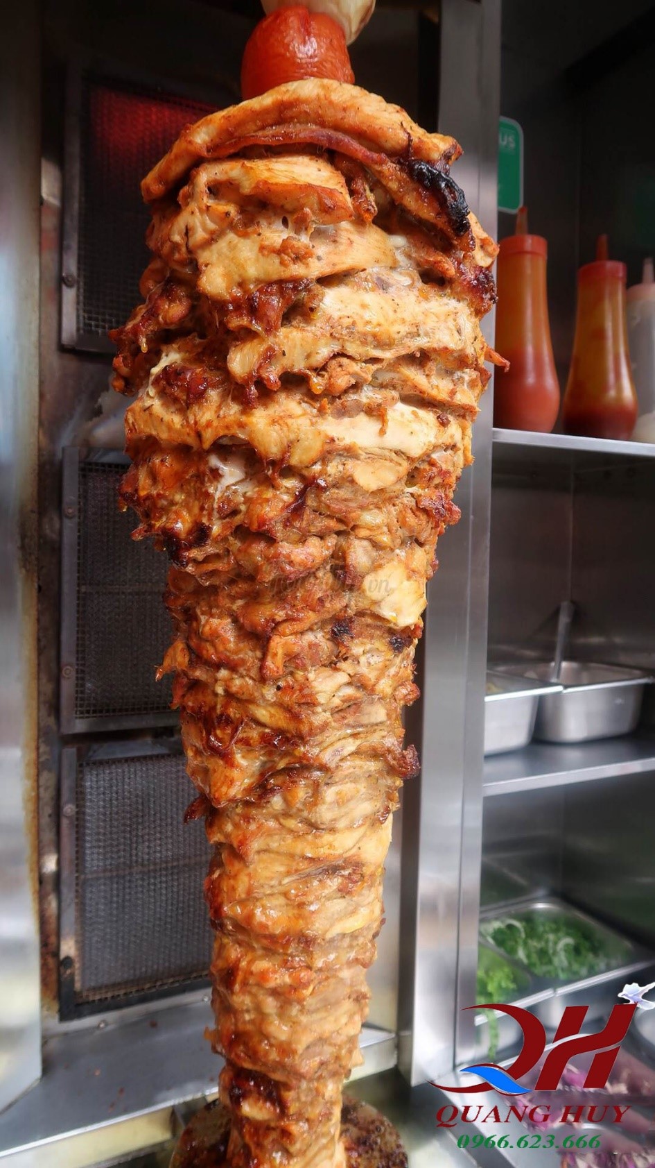 Cây thịt Doner kebab ngon xuất sắc, tính thẩm mỹ cao