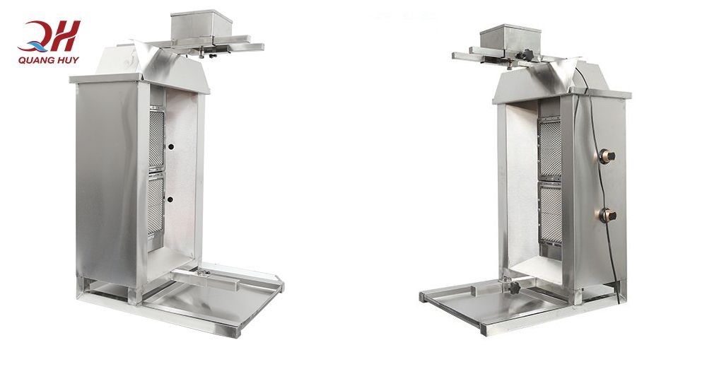 Lò nướng thịt doner kebab 2 buồng đốt nhập khẩu Lò nướng thịt doner kebab 2 buồng đốt nhập khẩu