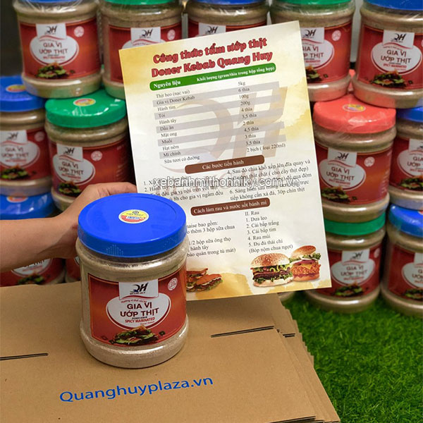 Gia vị ướp thịt Doner Kebab Quang Huy