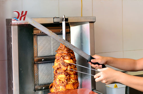 Lò nướng thịt doner kebab nhập khẩu