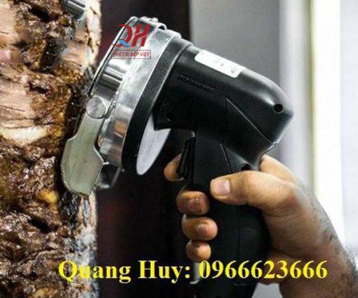 Sử dụng máy cắt thịt doner kebab qh-01