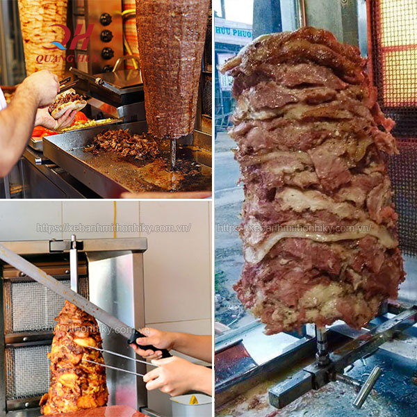 Loại thịt nào làm bánh mì Doner Kebab