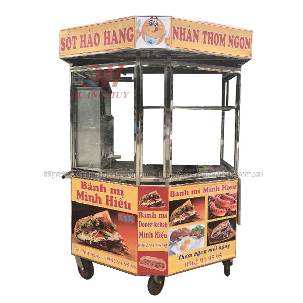 Xe bánh mì lục giác Thổ Nhĩ Kỳ 1m6 Quang Huy
