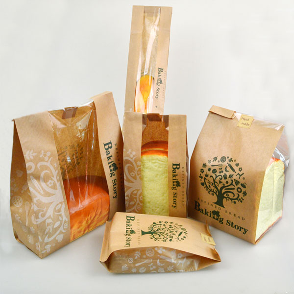 Mẫu túi giấy đựng bánh mì sandwich