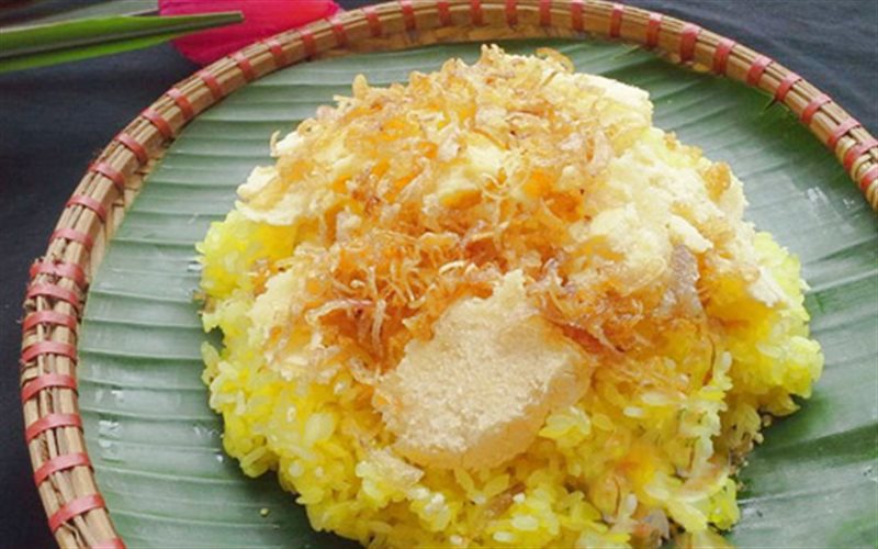 Hương vị xôi thơm ngon hấp dẫn nhờ xe bán xôi Quang Huy