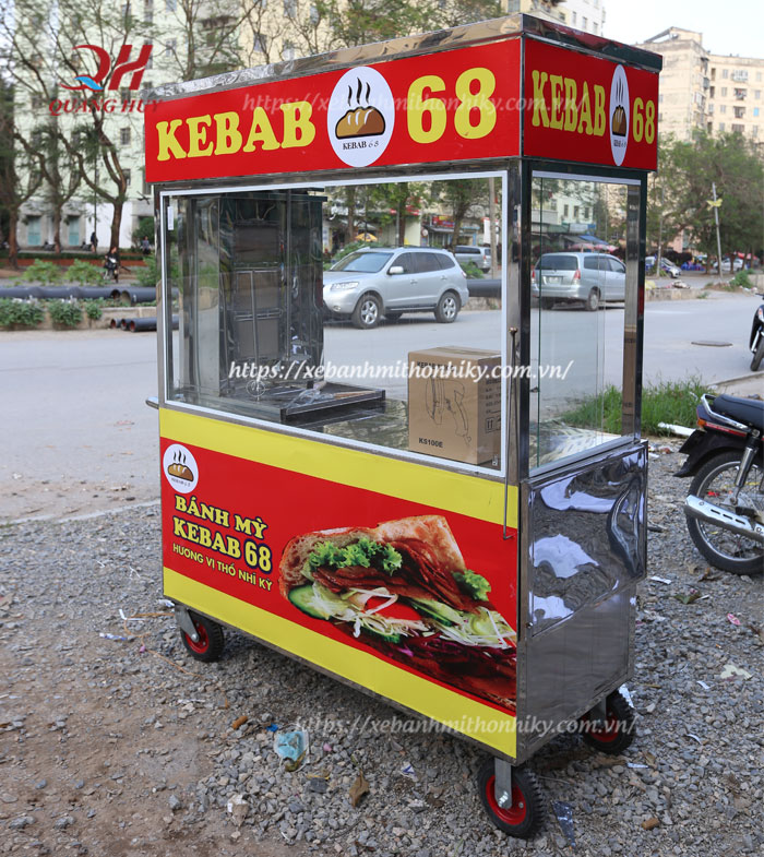 Hình ảnh xe bán bánh mì kebab 68 Quang Huy