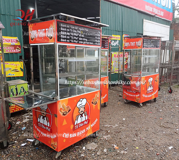 Hình ảnh xe bánh mì mini