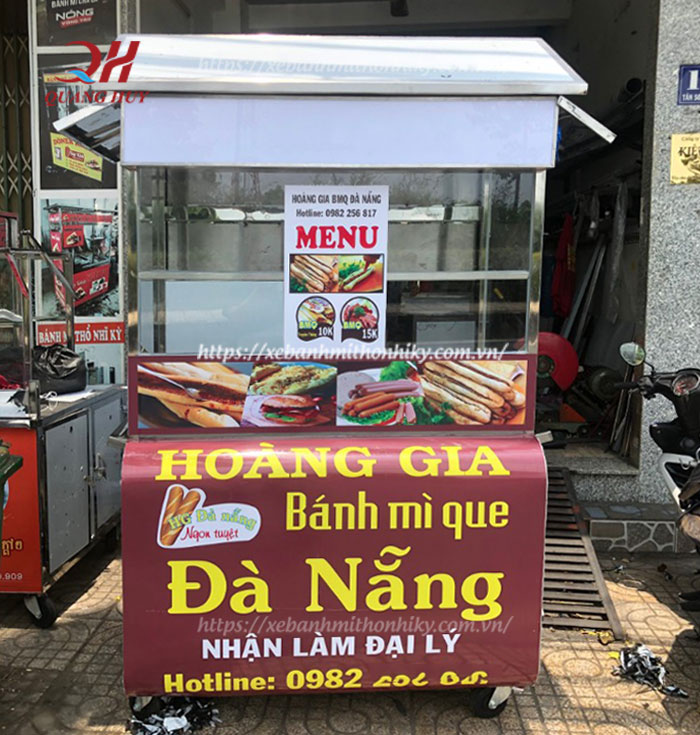 Hình ảnh xe bánh mì que Đà Nẵng