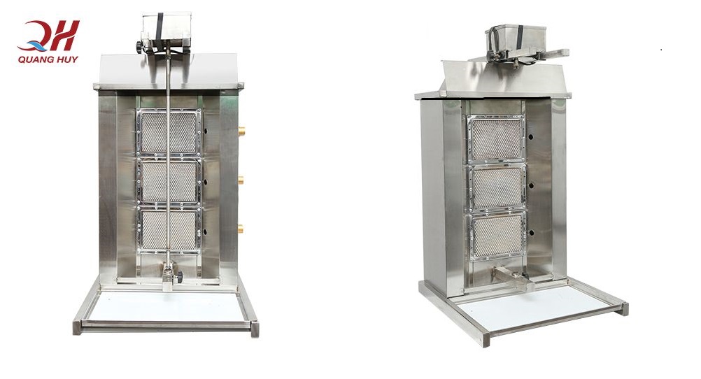 Sử dụng lò nướng thịt doner kebab 3 buồng đốt Sử dụng lò nướng thịt doner kebab 3 buồng đốt