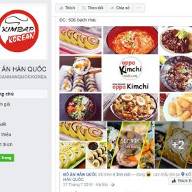 Bán đồ ăn Hàn Quốc trên Facebook