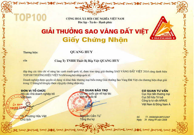 Quang Huy cam kết cung cấp khách hàng những sản phẩm chất lượng, giá ưu đãi đặc biệt