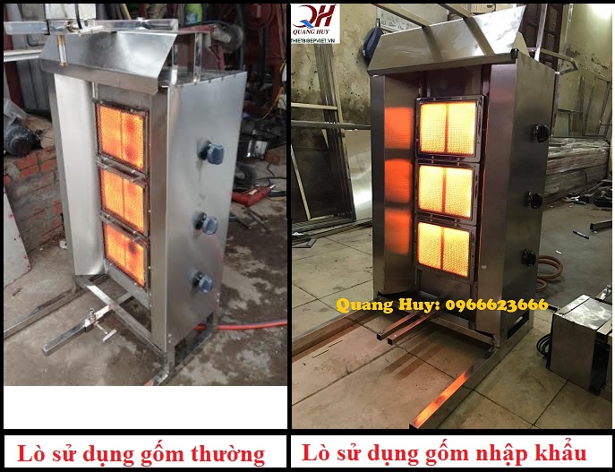 So sánh lò nướng thịt sử dụng gốm thường và gốm nhập khẩu
