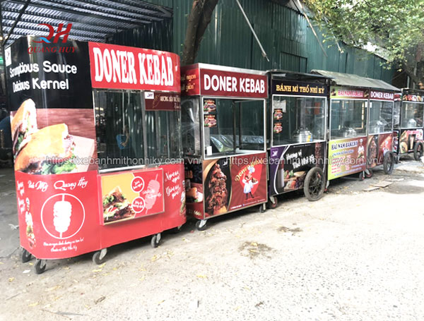 Mẫu xe bánh mì mới đẹp