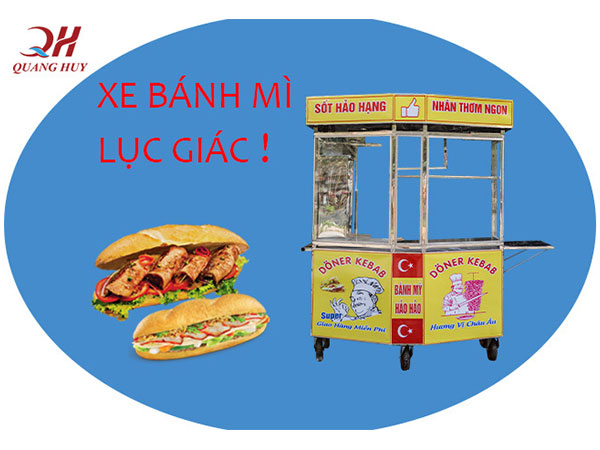 Kết quả hình ảnh cho xe bánh mì lục giác quang huy"