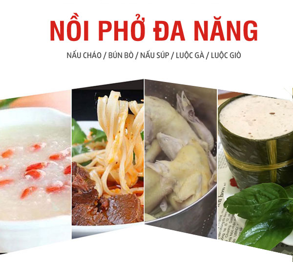 Nồi nấu phở đa năng