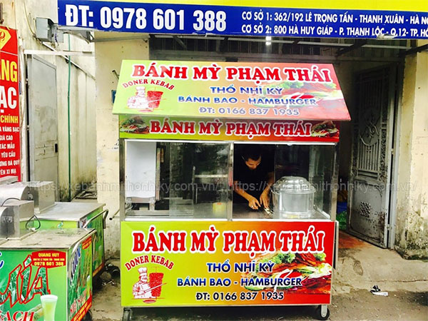 Cách trang trí xe bánh mì đẹp và độc đáo nhất