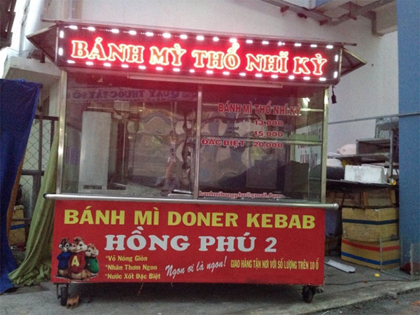Thiết kế đèn led cho xe bánh mì
