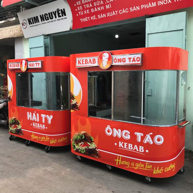 Mua xe uy tín tại Inox Kim Nguyên, địa điểm mua xe bánh mì