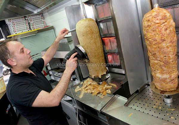 Máy cắt thịt doner kebab