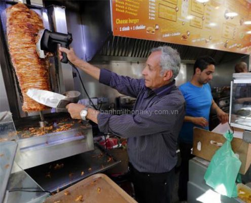 Máy cắt thịt Doner Kebab