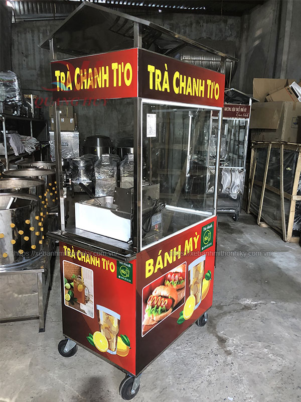 Xe bánh mì trà chanh Quang Huy