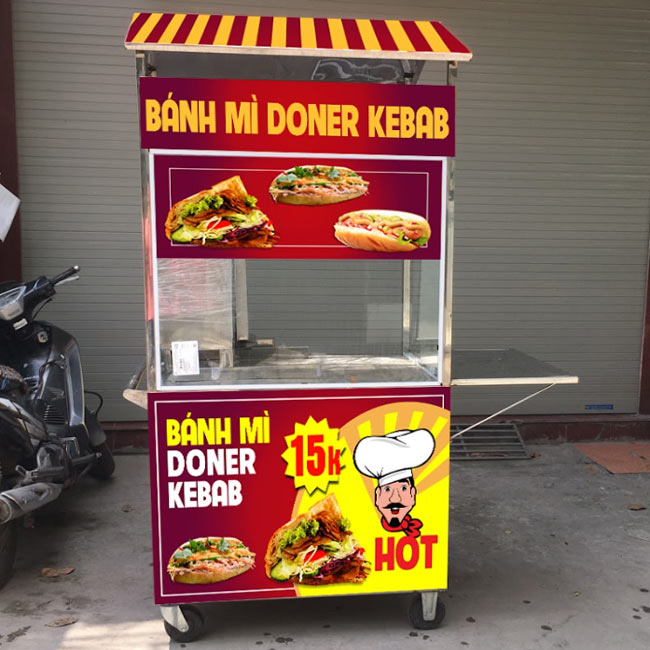 Địa chỉ uy tín mua xe bánh mì Nha Trang 