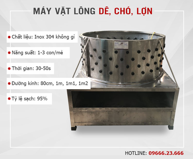 Máy vặt lông dê chó lợn tại cơ khí Quang Huy