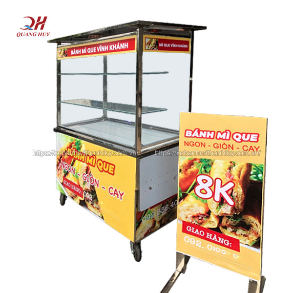 Mẫu thiết kế đề can xe bánh mì que đẹp, độc đáo