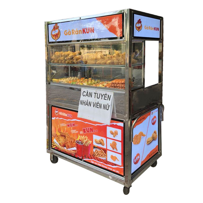 Quang Huy xe bán gà rán