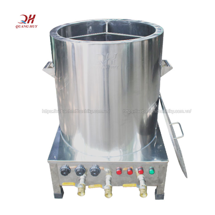 Nồi phở điện inox 3 ngăn