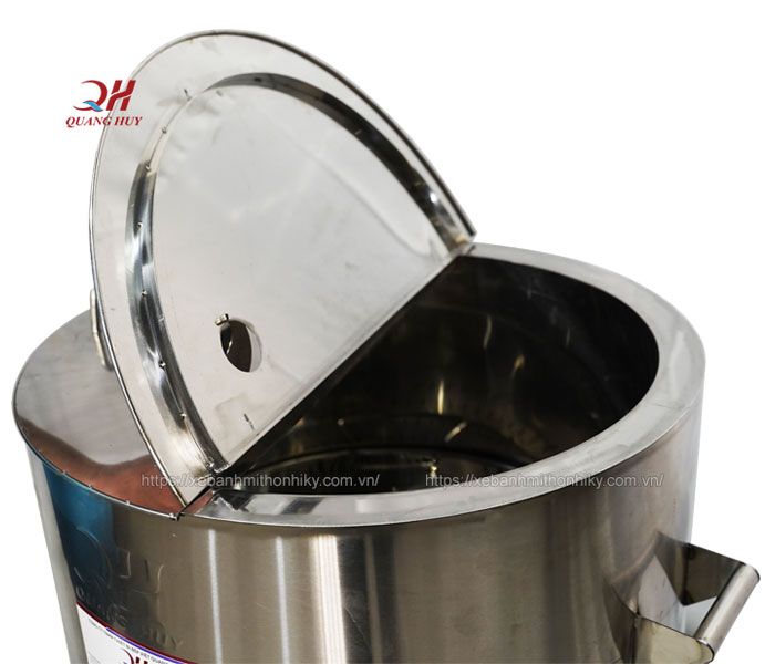 Vung nồi bán nguyệt - Nồi phở điện 3 ngăn