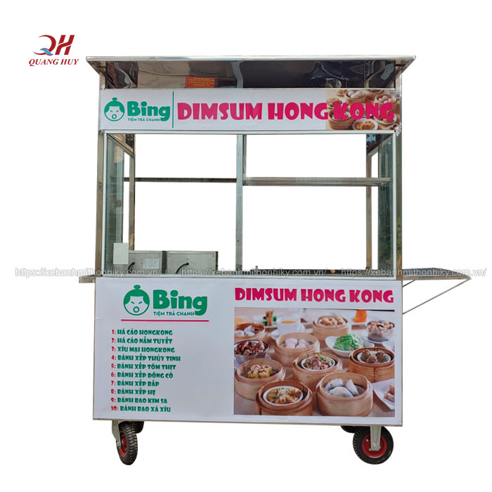 Xe bán bánh bao Quang Huy