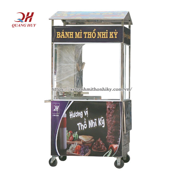 Quang Huy sản xuất xe bánh mì loại nhỏ giá rẻ