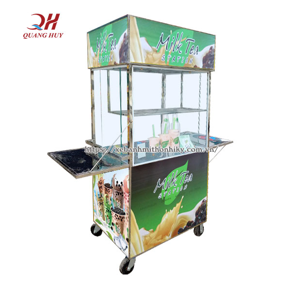 Đề can xe trà sữa thu hút, nổi bật