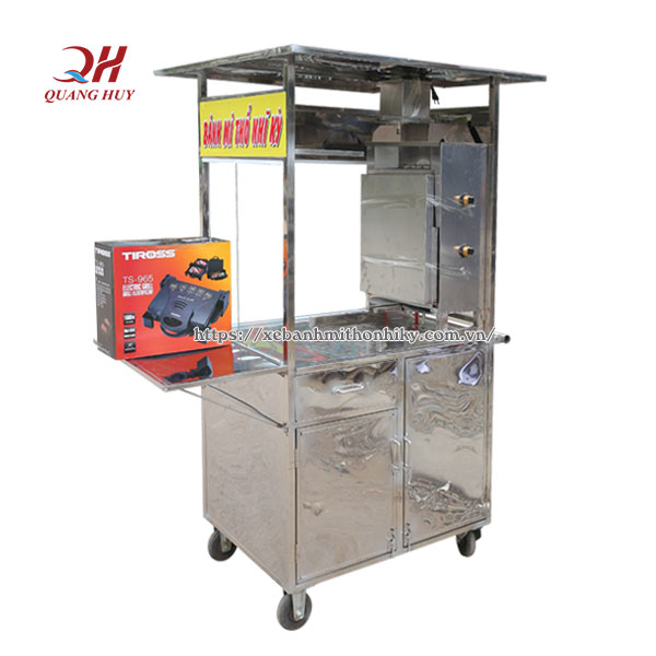 Thiết kế cấu tạo xư bánh mì Kebab mini loại nhỏ