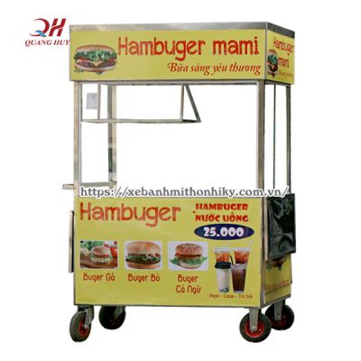Xe bán bánh mì Hamburger Quang Huy