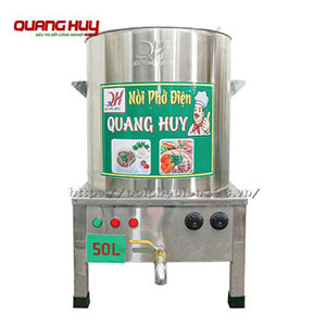 Nồi điện nấu phở 50 lit Quang Huy
