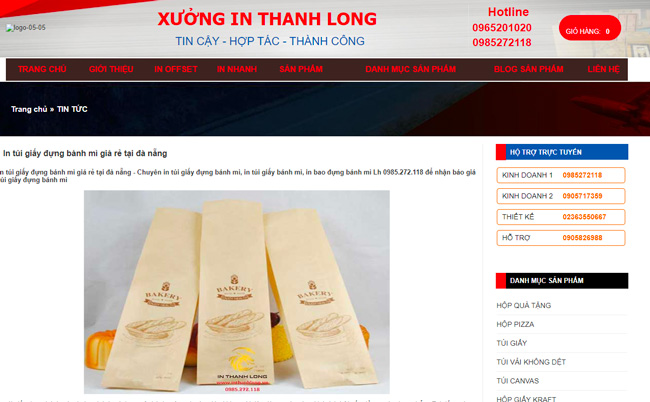 Xưởng in Thanh Long, công ty in ấn thanh long