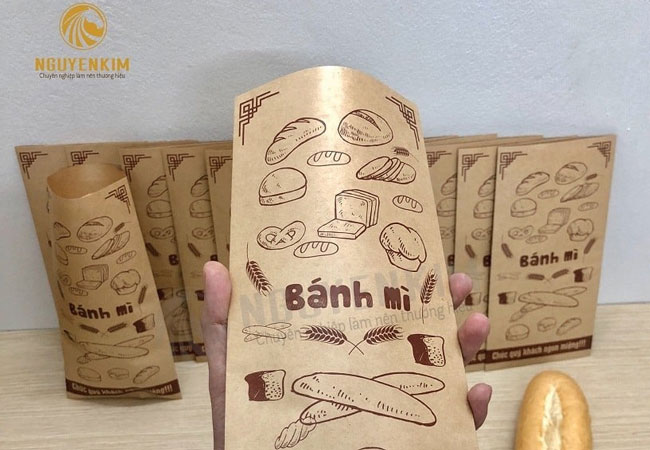 Bao đựng bánh mì Nguyễn Kim, Túi giấy đựng bánh mì