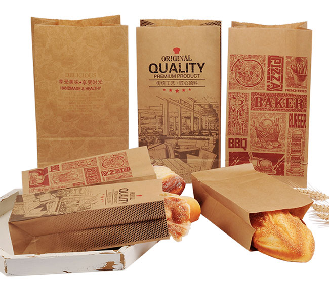 Công nghệ in rõ nét, đẹp, Túi giấy đựng bánh mì