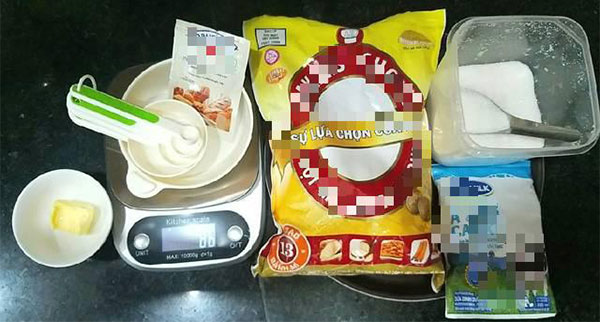 Nguyên liệu làm ổ bánh mì