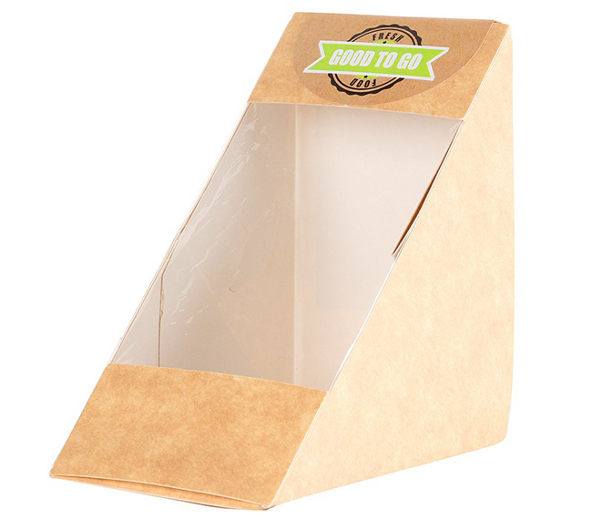 Túi giấy đựng bánh mì tam giác, bao bánh mì