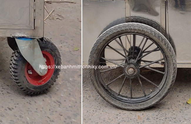 Bánh xe cường lực hỗ trợ di chuyển nhanh chóng tiện lợi