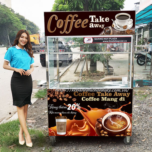Quang Huy - địa chỉ mua xe bán cafe vỉa hè chất lượng, giá tốt nhất