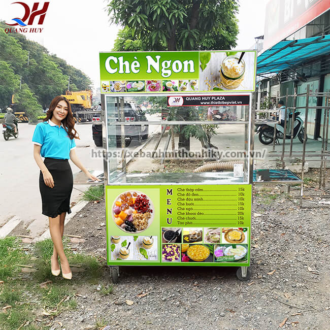 Mẫu tủ bán chè đẹp Quang Huy