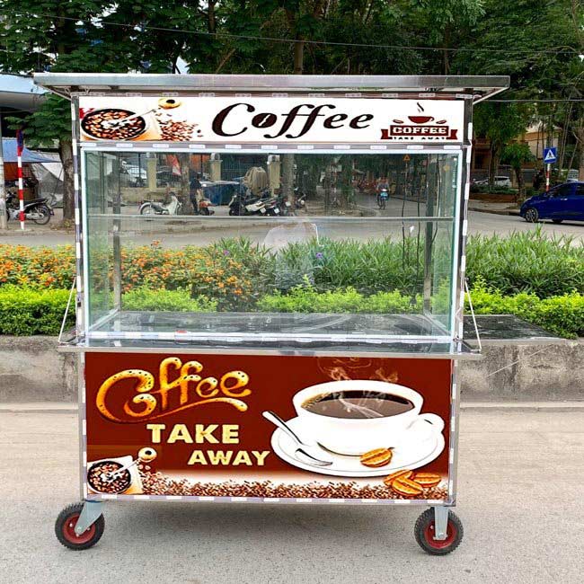 Xe bán cafe mới đảm bảo hiệu suất làm việc 