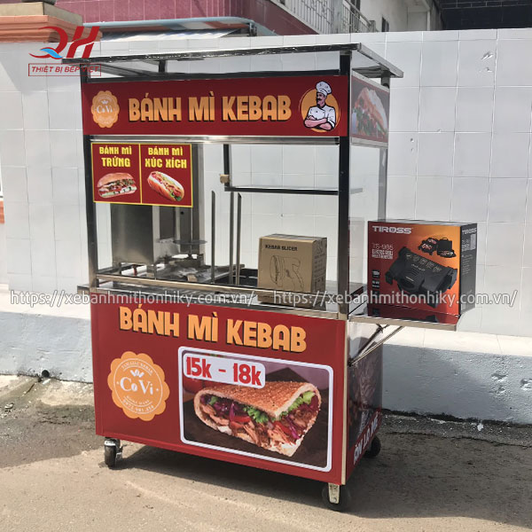 Quang Huy nhận đặt thiết kế tủ bán bánh mì theo yêu cầu