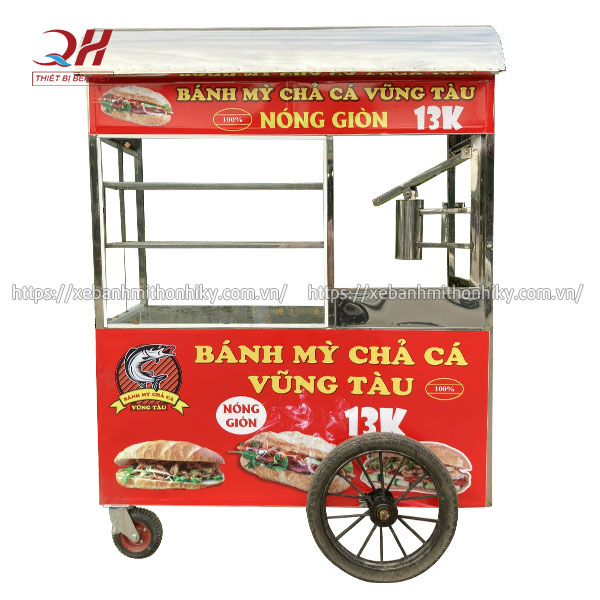 Xe bánh mì chả cá Vũng Tàu