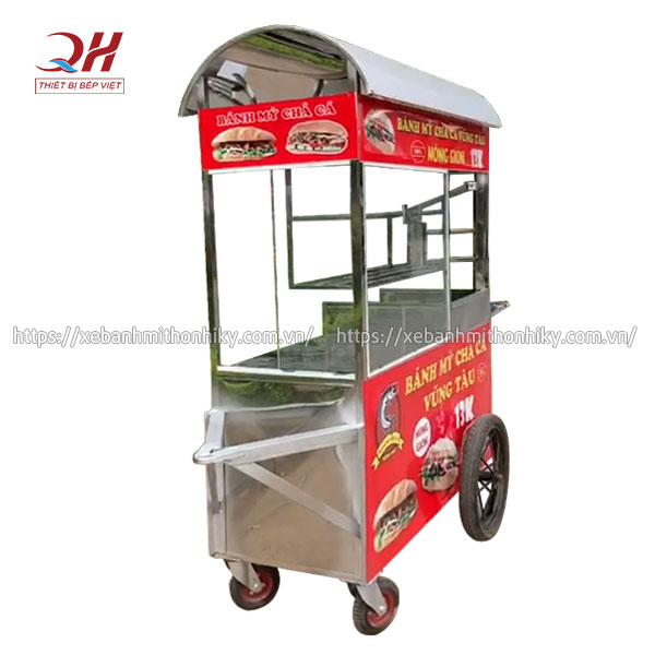 Tủ xe bán bánh mì chả cá Vũng Tàu