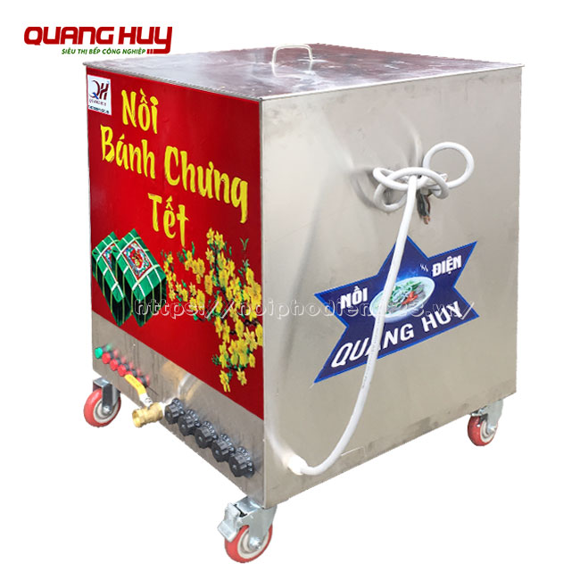 Nồi điện nấu bánh chưng vuông Quang Huy